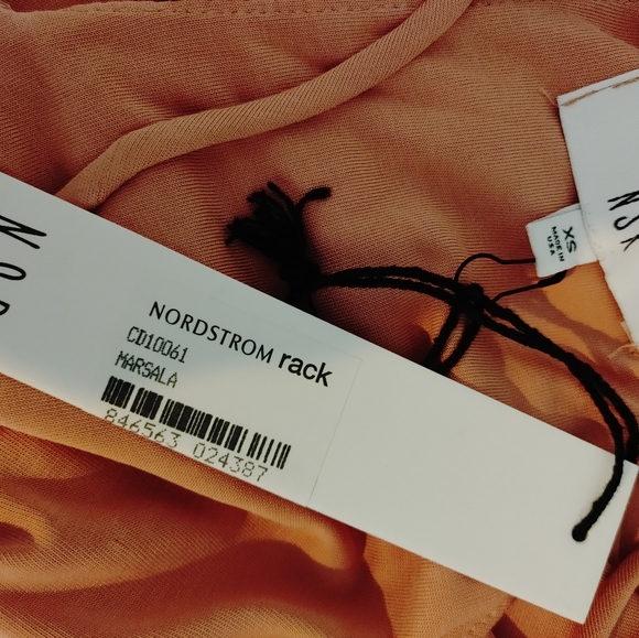 NSR TIERED MAXI DRESS, PINK XS - Picture 8 of 10